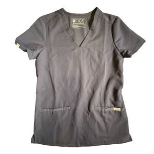 Figs Technical Collection Womens Short Sleeve Scrub Shirt Nursing, Navy Size XXS